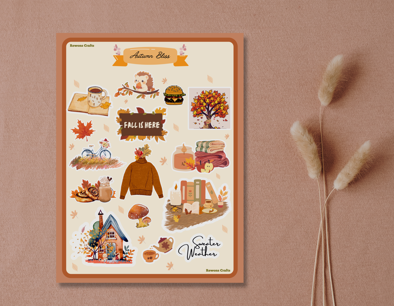 Autumn Bliss Sticker Sheet