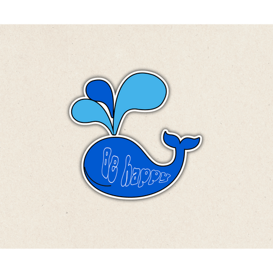 Be Happy|Die Cut Sticker