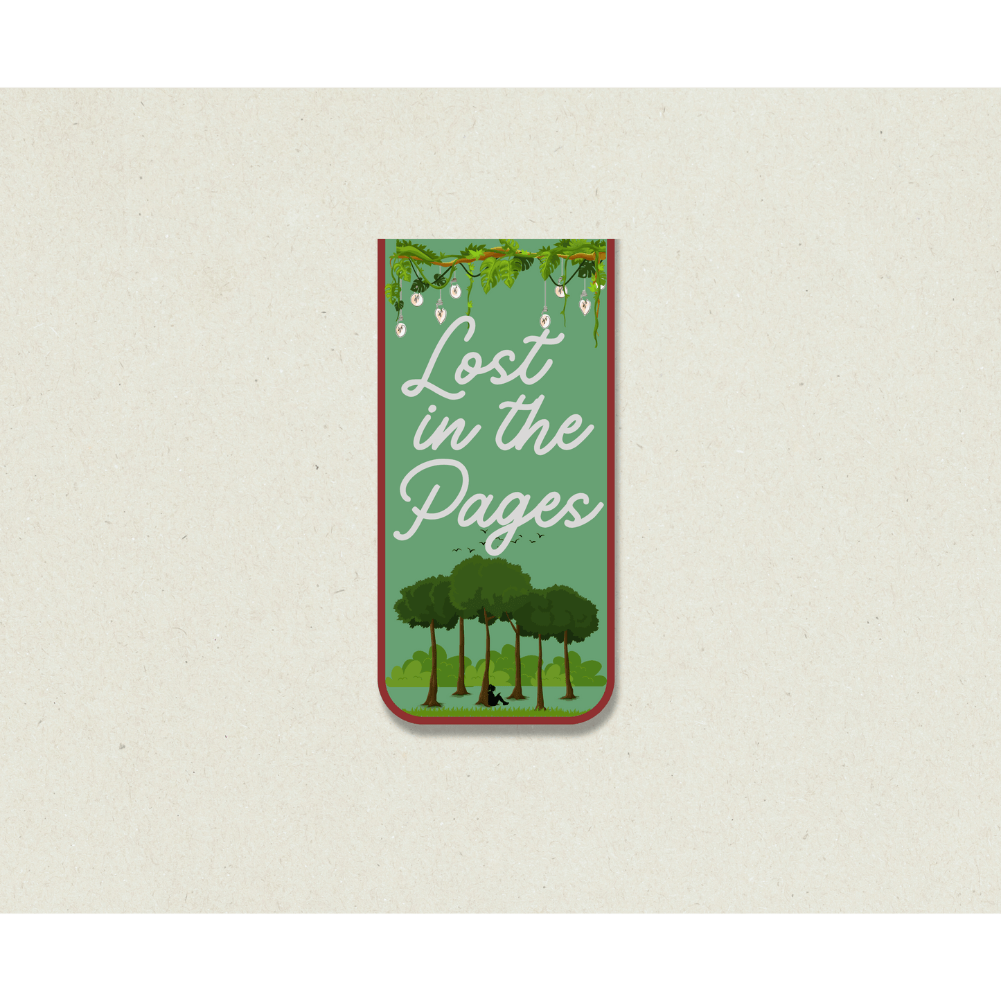 Lost In Pages Magnetic Bookmark