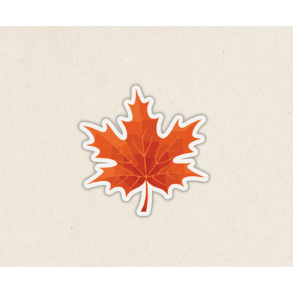 Maple Leaf|Die Cut Stickers