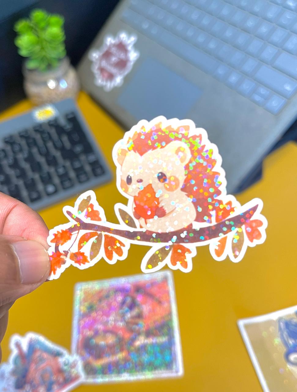 Squirrel|Holo Sticker