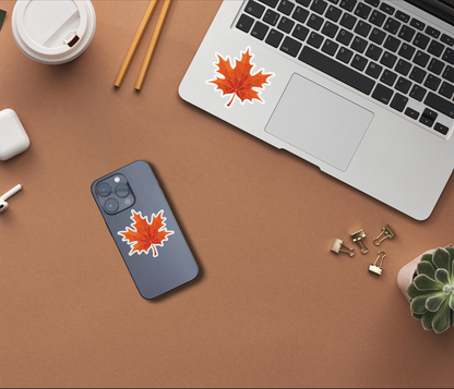 Maple Leaf|Die Cut Stickers